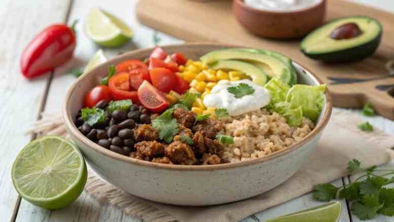 Healthy Burrito Bowl Recipe